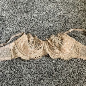 Lace Nude Victorias Secret Bra